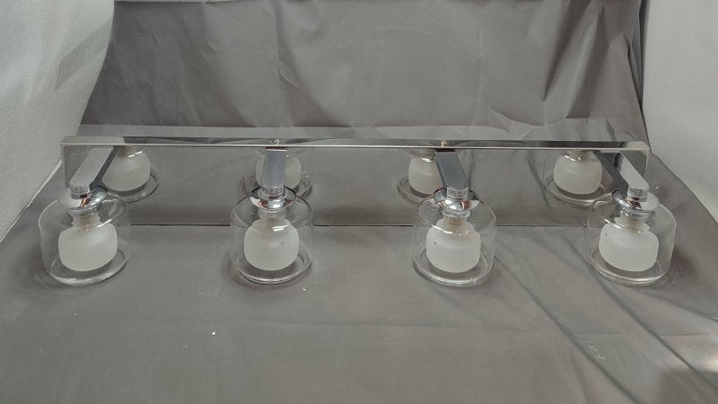 Lampara De Baño De 4 Luces Pasoar C9 Bulb Cromado