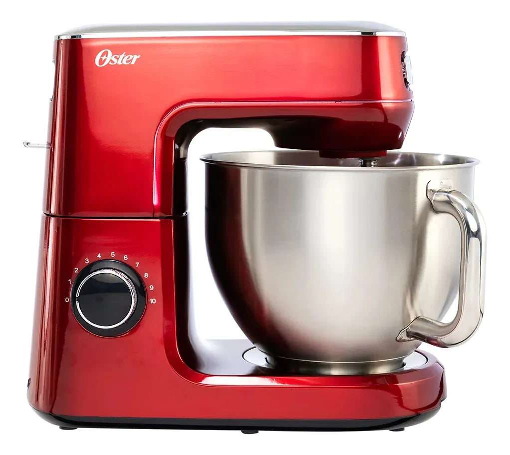 Batidora Planetaria Oster FPSTSMPL3R – Roja, 5.2 Litros