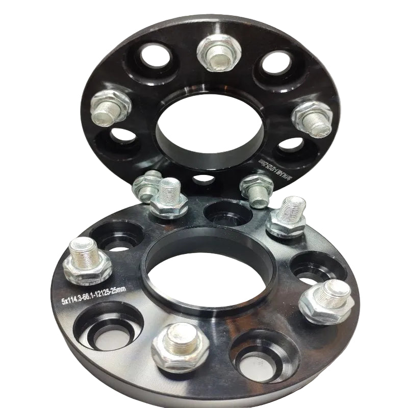 Par De Espaciador De Rueda Ga Supply 5x114. 3-66. 1-12125 - 25mm Negro