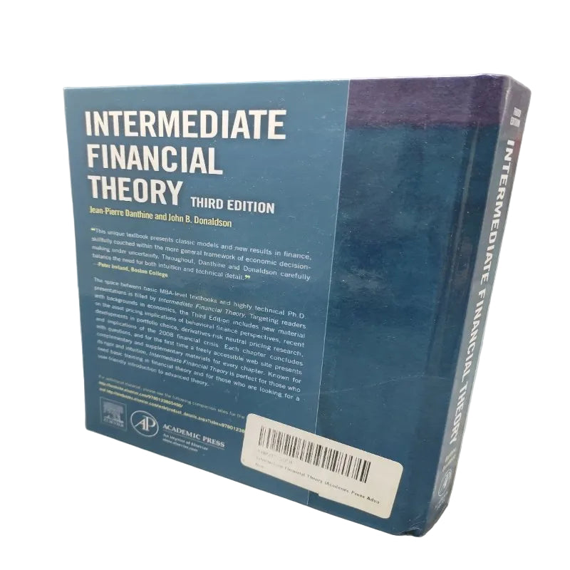 Intermédiate Financial Theory Third Edition Danthine Donaldson