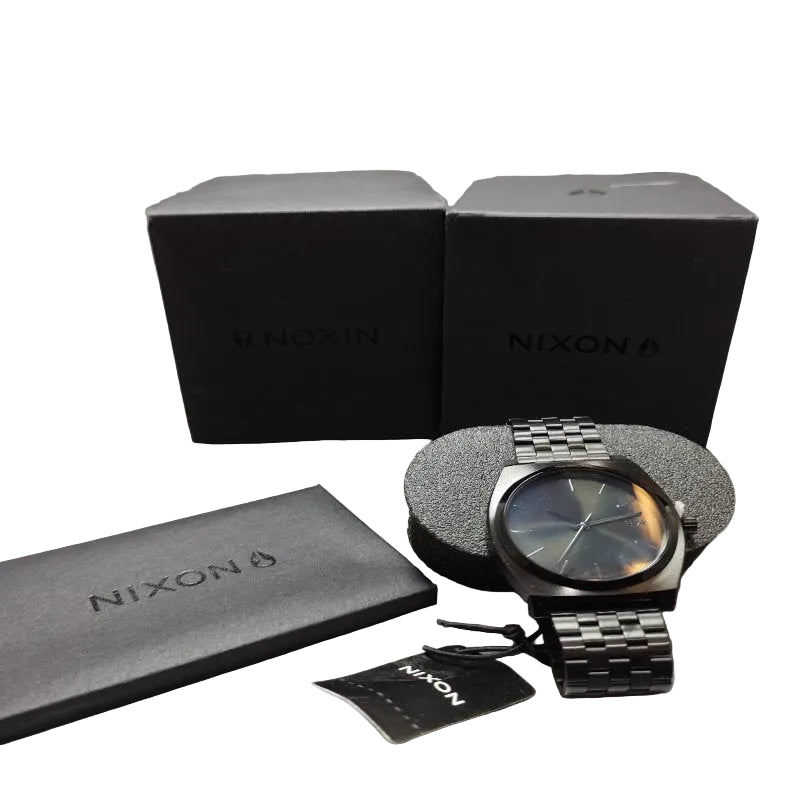 Reloj Nixon 4345-007-Time Teller 2005 Negro 37mm 5776g Femenino