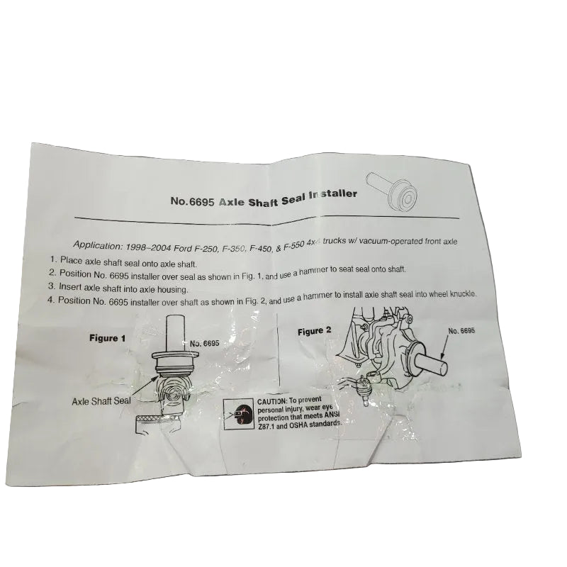 Instalador de Sello de Eje 6695 para Ford F250