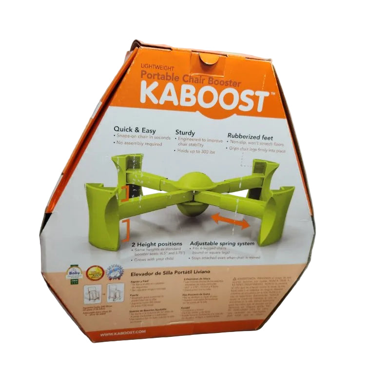 Elevador Para Silla Kaboost 2 A 6 Años Green 300 Lbs