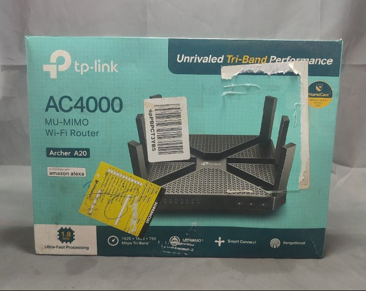 Router Wi-Fi Inteligente Tp-Link Mu-Mimo Ac4000 Archer A20