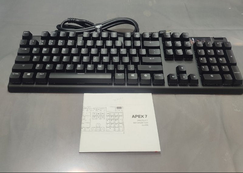 Teclado Gamer Mecánico Rgb Steelseries Apex 7