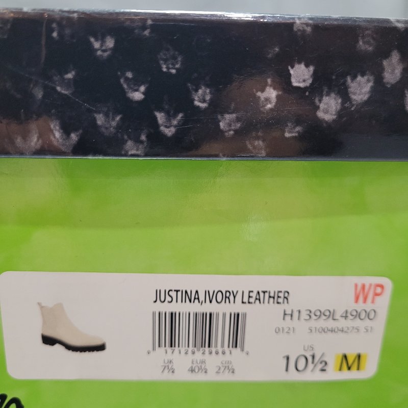 Botín  Cuero Sam Edelman H1399l4900 Blanco Eur 40.5 Femenino