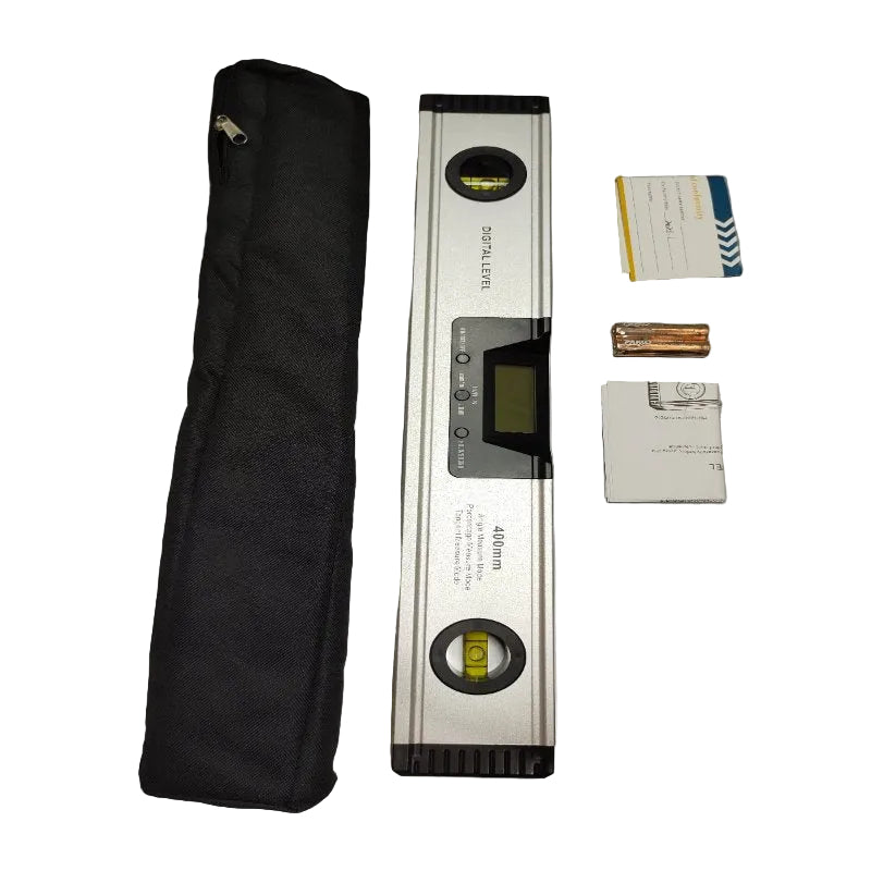 Nivel De Torpedo Digital Transportador Neoteck 16" De Aluminio