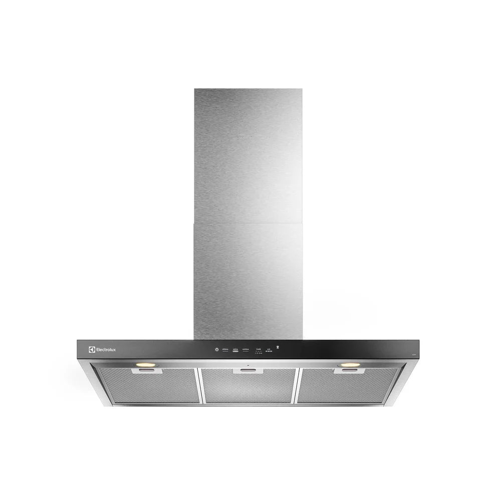 Campana Eléctrica  Panel Touch De Pared 90 Cm Electrolux Ce9tf Inox 300 W