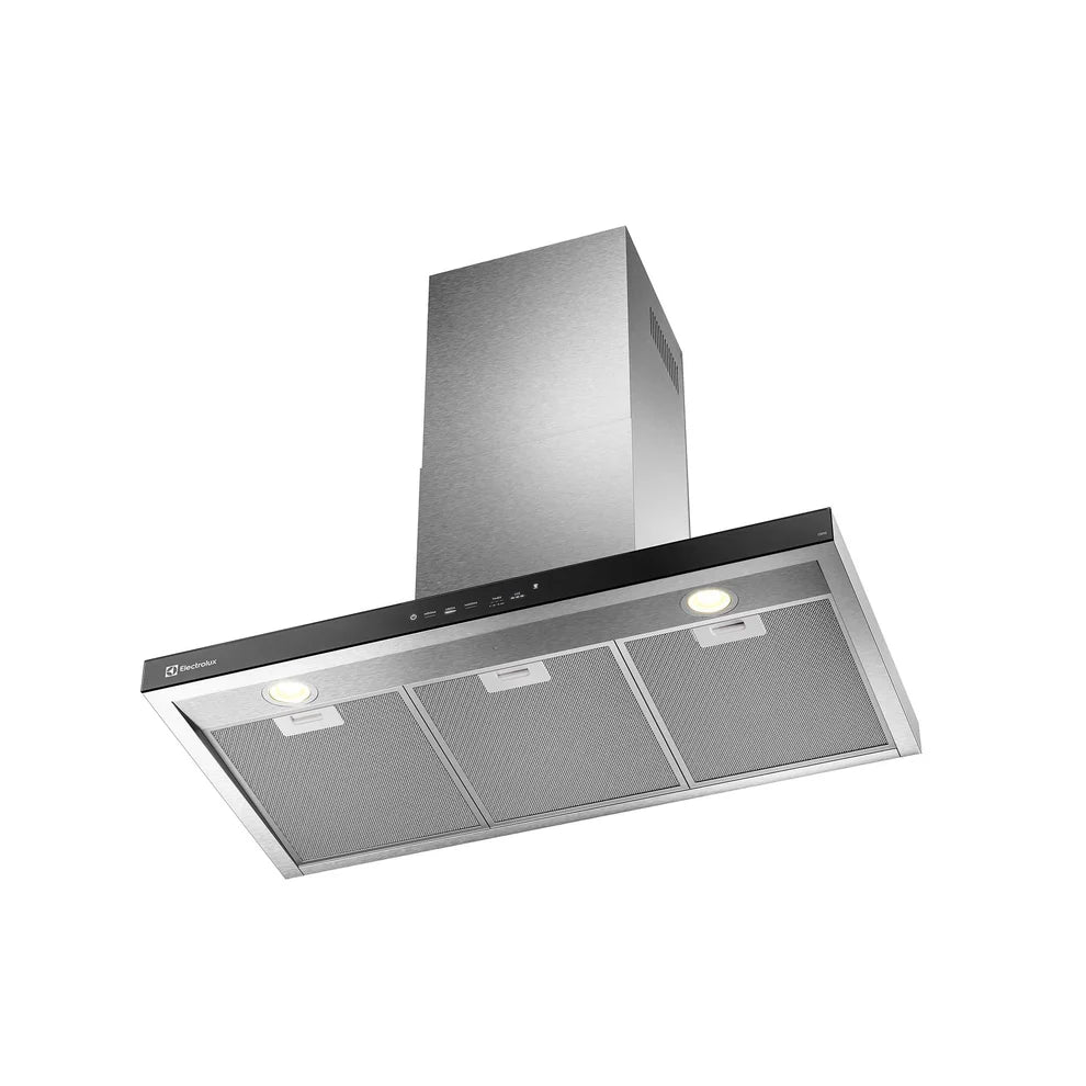 Campana Eléctrica  Panel Touch De Pared 90 Cm Electrolux Ce9tf Inox 300 W
