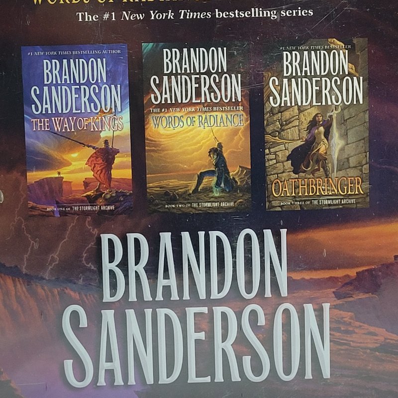 Set Libro Brandon Sanderson The Way Of Kings Words Of Radiance Oathbringer
