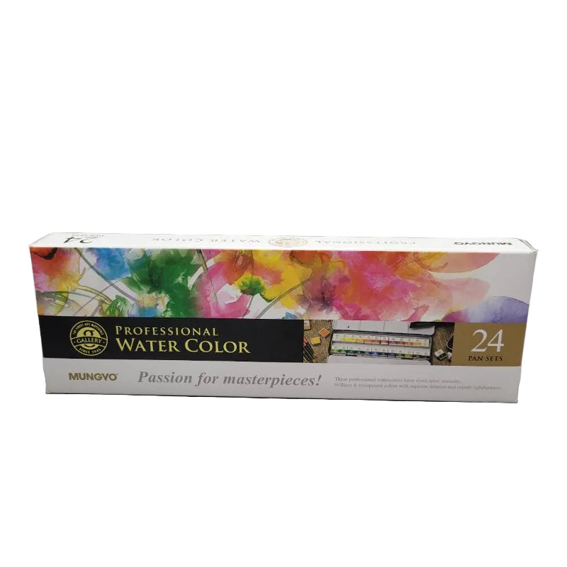 Set 24 Acuarelas Mungyo Professional