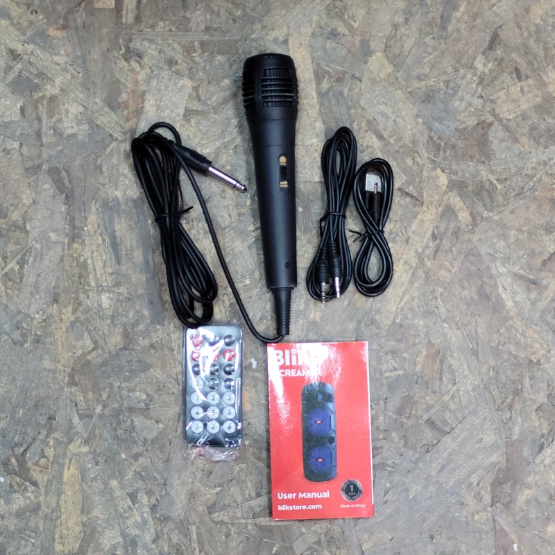 Parlante Blik Screamer3 3 Karaoke Speaker Powerbass