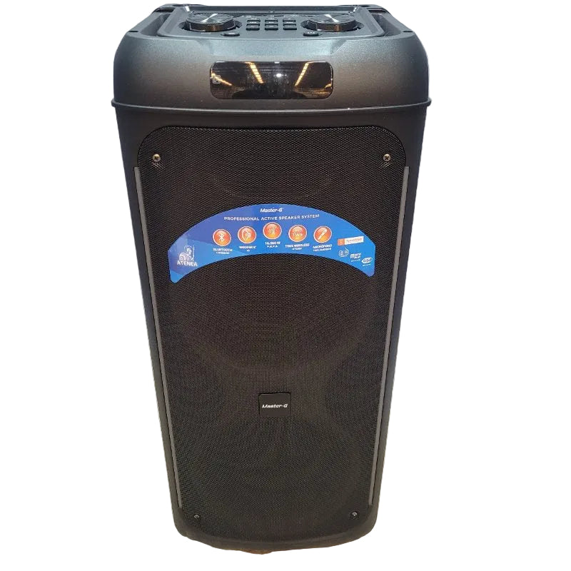 Parlante Bluetooth Karaoke Master G Atenea 8"X2 16.000 Watts