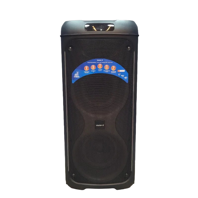 Parlante Bluetooth Karaoke Master G Atenea 8"X2 16.000 Watts