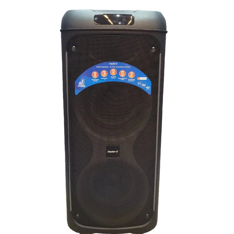 Parlante Bluetooth Karaoke Master G Atenea 8"X2 16.000 Watts