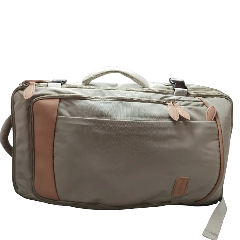 Mochila De Viaje Lovevook Gris Claro Y Rosa 40 Litros