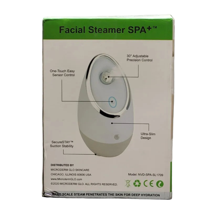 Vaporizador Facial Spa + Microderm Glo Multifuncional Nano Iónico