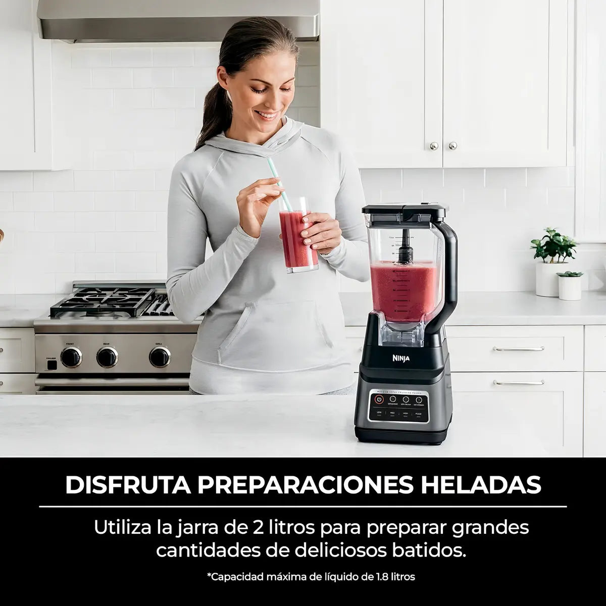 Licuadora Profesional plus Ninja BN701CL30 1400W 72 oz Negro