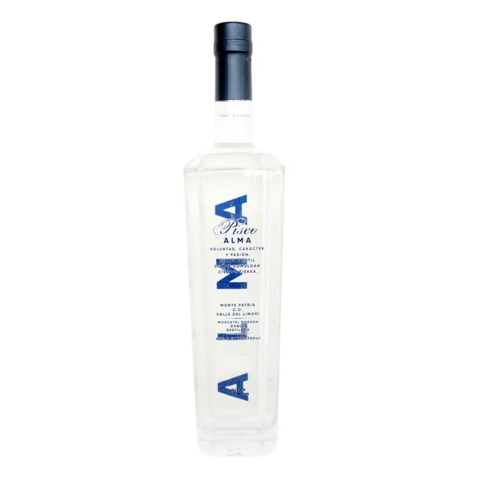 Pisco Alma Ultra Premium Moscatel Rosada Doble Destilado 750 ml