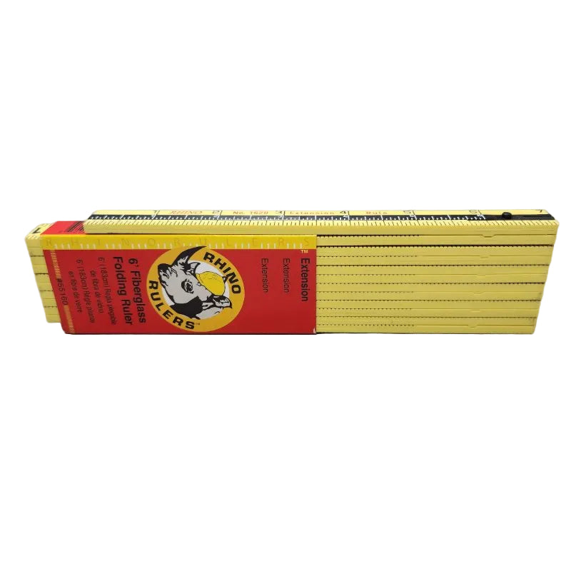 Regla Plegable U.S Tape de Fibra de Vidrio de 183 cm (6 Pies) - Flexible, Resistente y Antideslizante