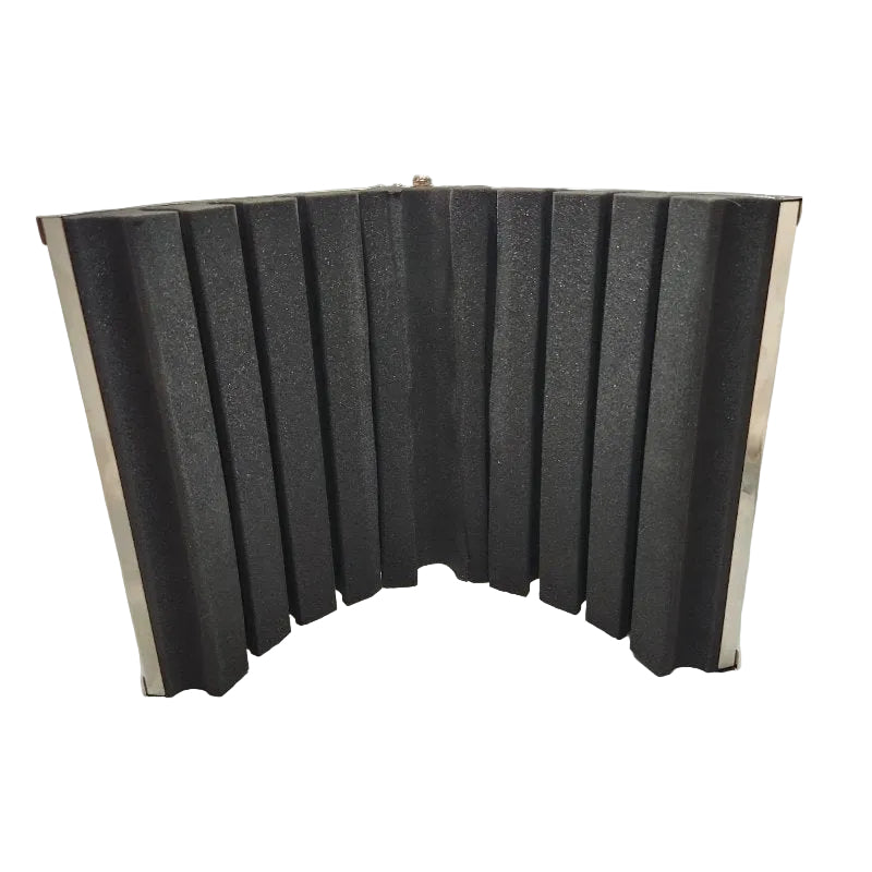 Panel Protector De Aislamiento Para Micrófono Lyxpro Vri-30 Plateado