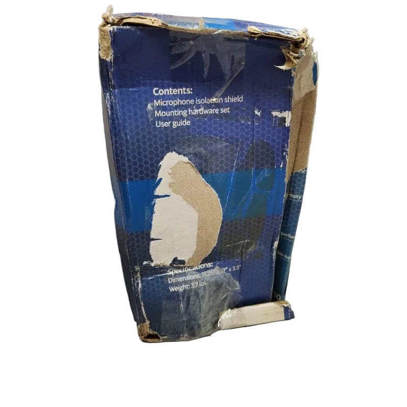 Panel Protector De Aislamiento Para Micrófono Lyxpro Vri-30 Plateado