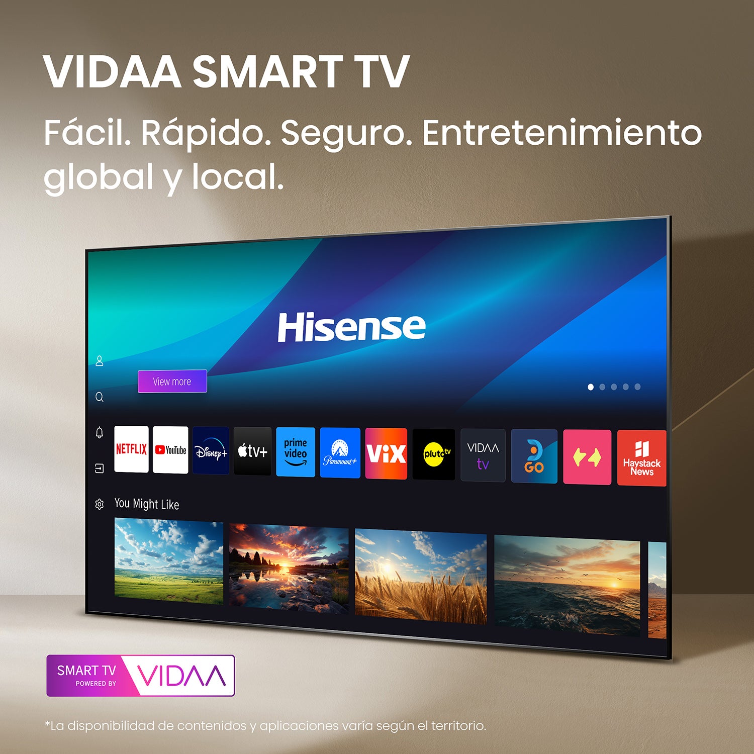 Smart TV Hisense 75A6NV, 75 Pulgadas