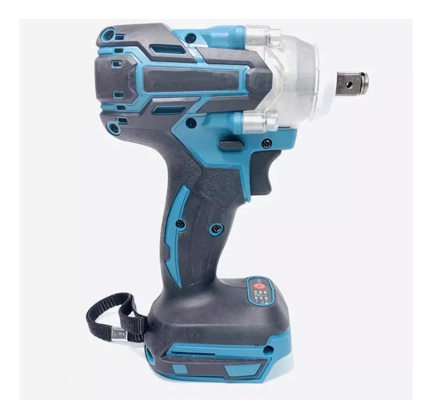 Kit Llave De Impacto Blue Island Con Accesorios Azul 128v