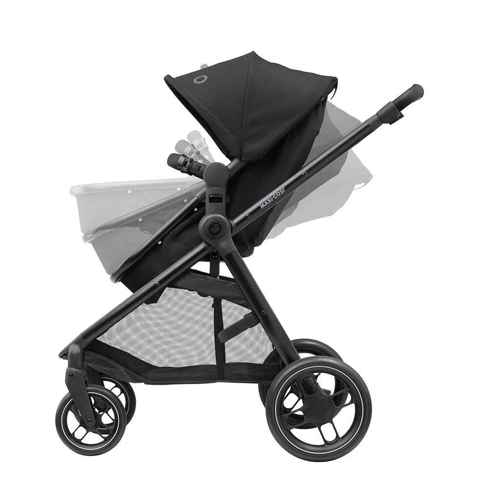 Coche Travel System Maxi-Cosi Zelia 3 + Pebble 360° + Fix Essential Grey