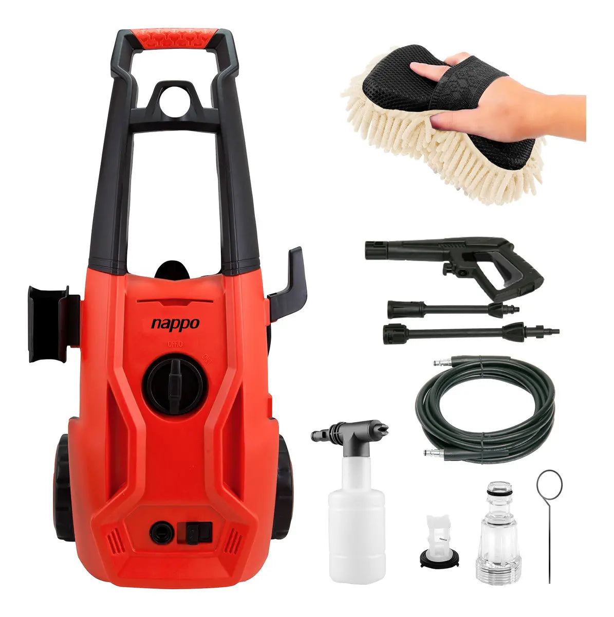 Hidrolavadora de Alta Presión NAPPO 1800W