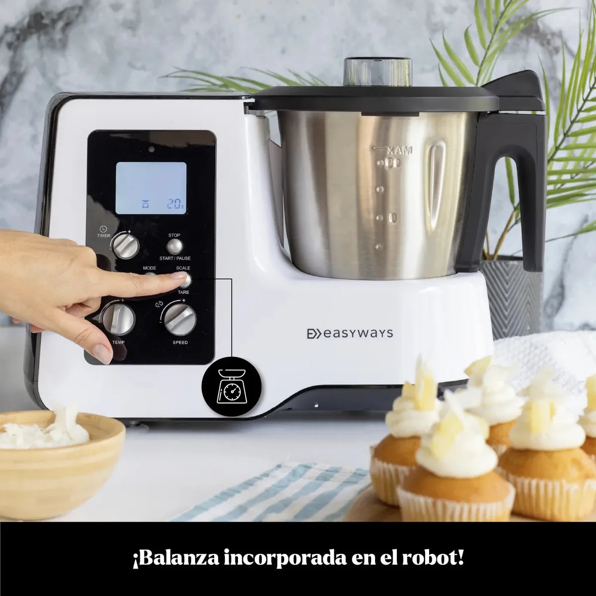 Robot de Cocina Kitchen Pro Easyways SPM-128J 1800W