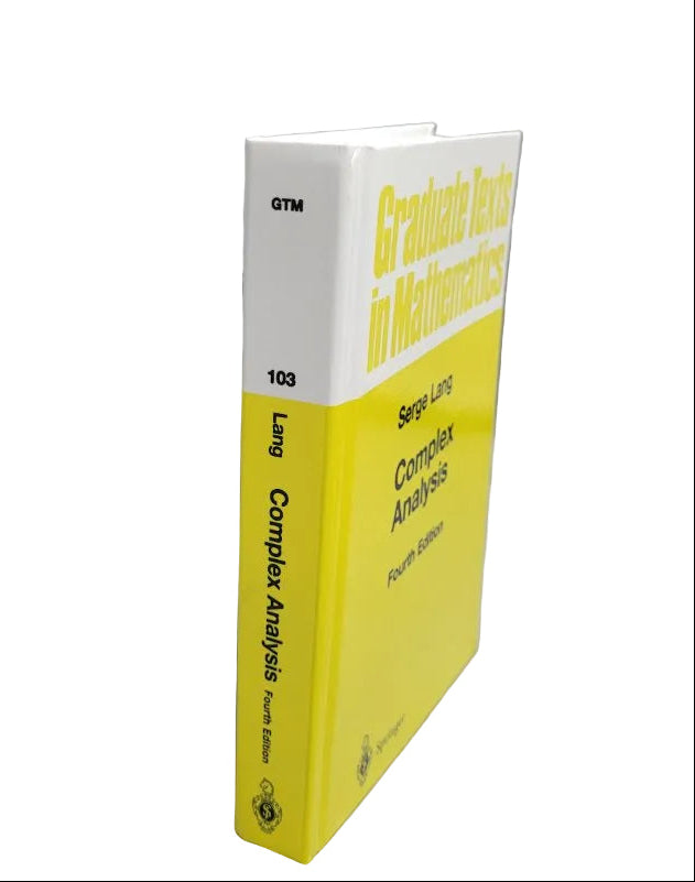 Libro Serge Lang Springer Complex Analysis