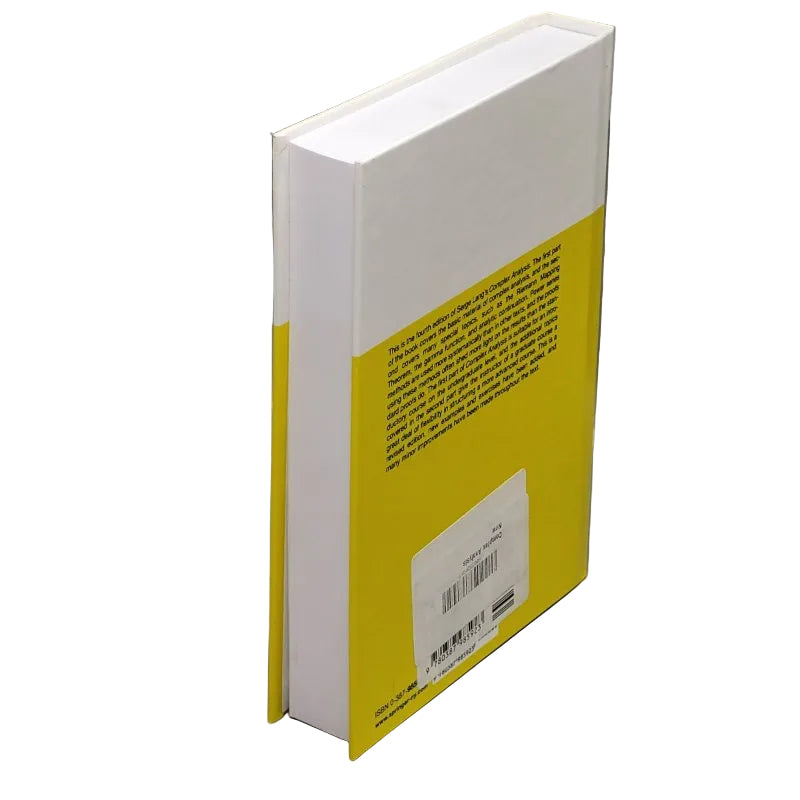 Libro Serge Lang Springer Complex Analysis