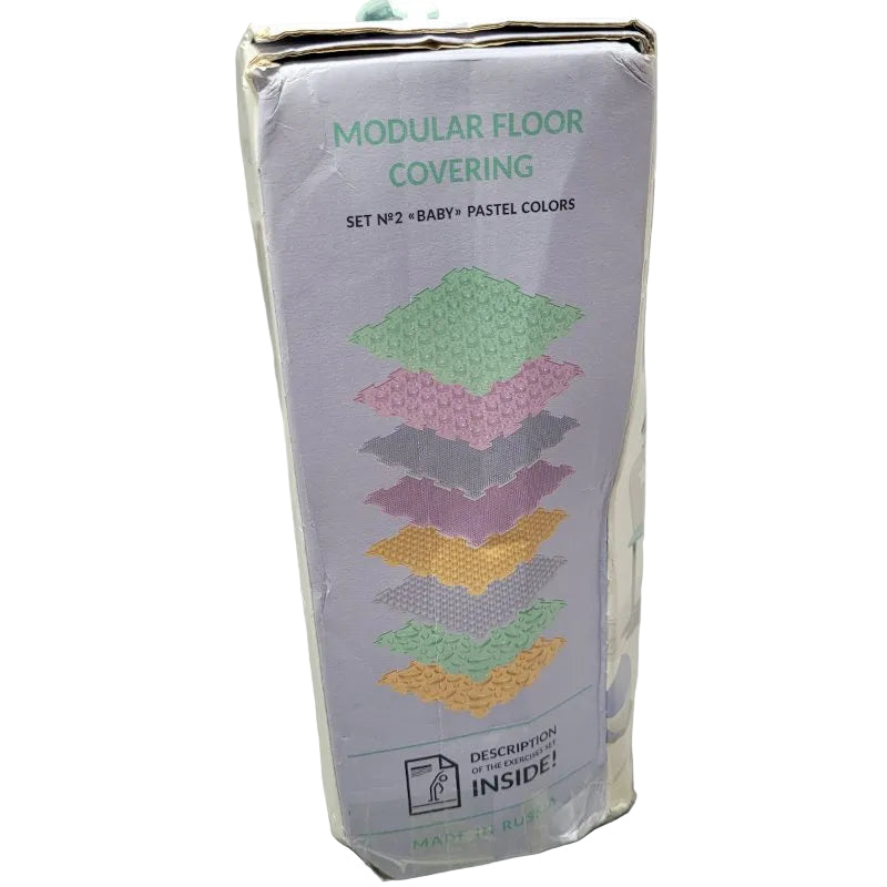 Juego De Tapetes Modulares Sensoriales Ortodon Pastel 8