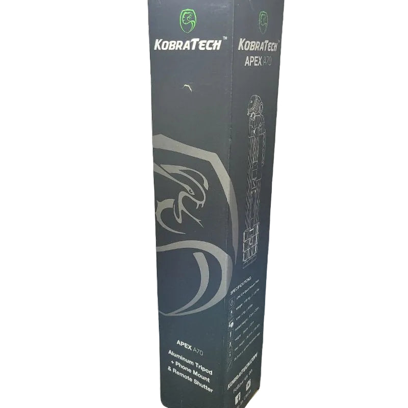 TRIPODE DE 70" KOBRA TECH APEX A70 NEGRO
