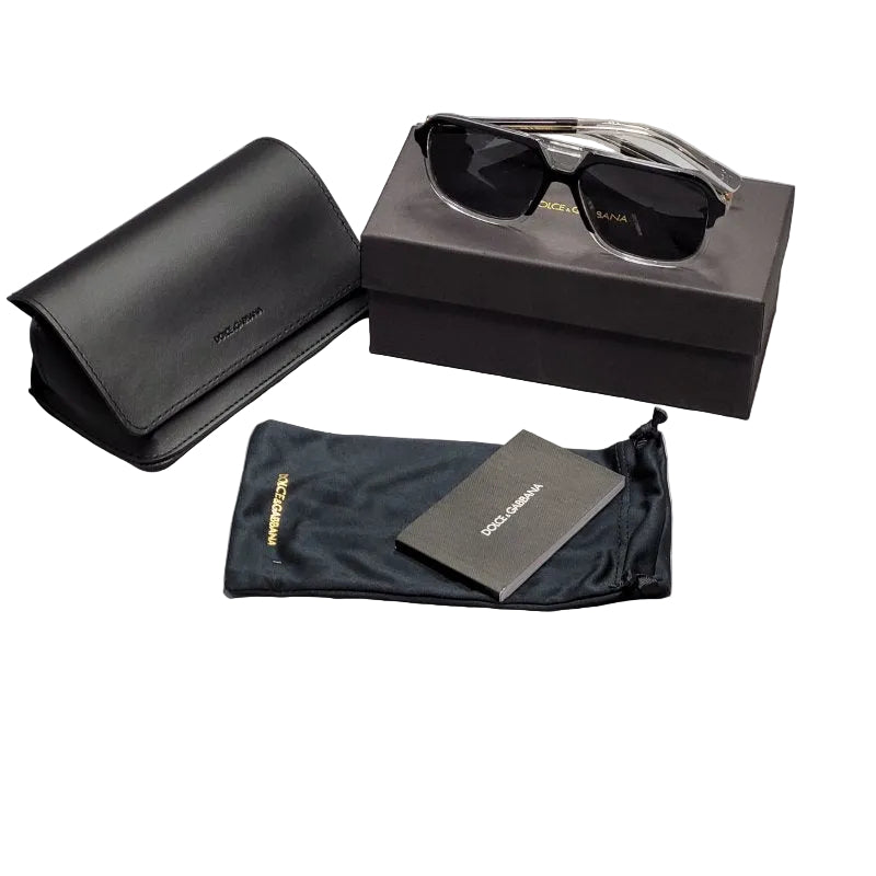 Lentes Cristal Polarizado Dolce Gabbana Dg4354 501/81 Negro