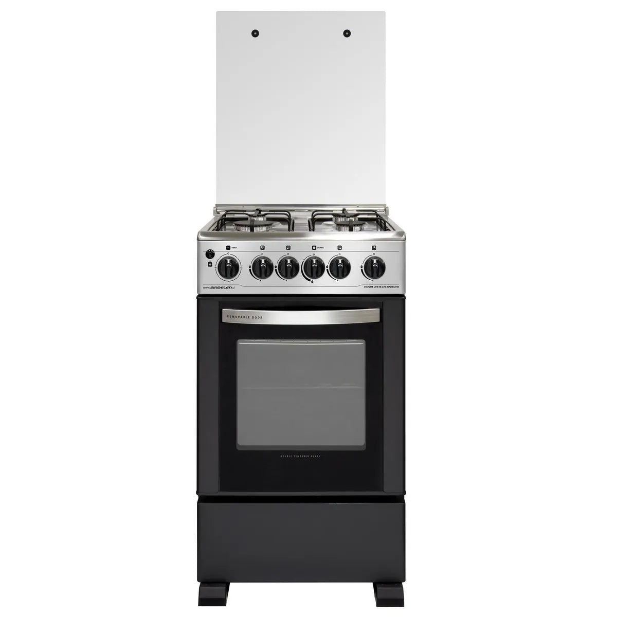 Cocina a Gas 4 Platos Sindelen CH-5490NI Inox