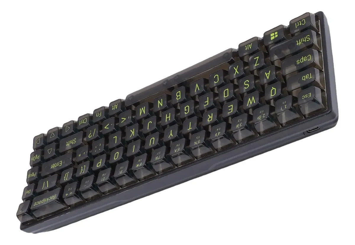 Teclado Mecánico Gamer 68 Teclas Transparente