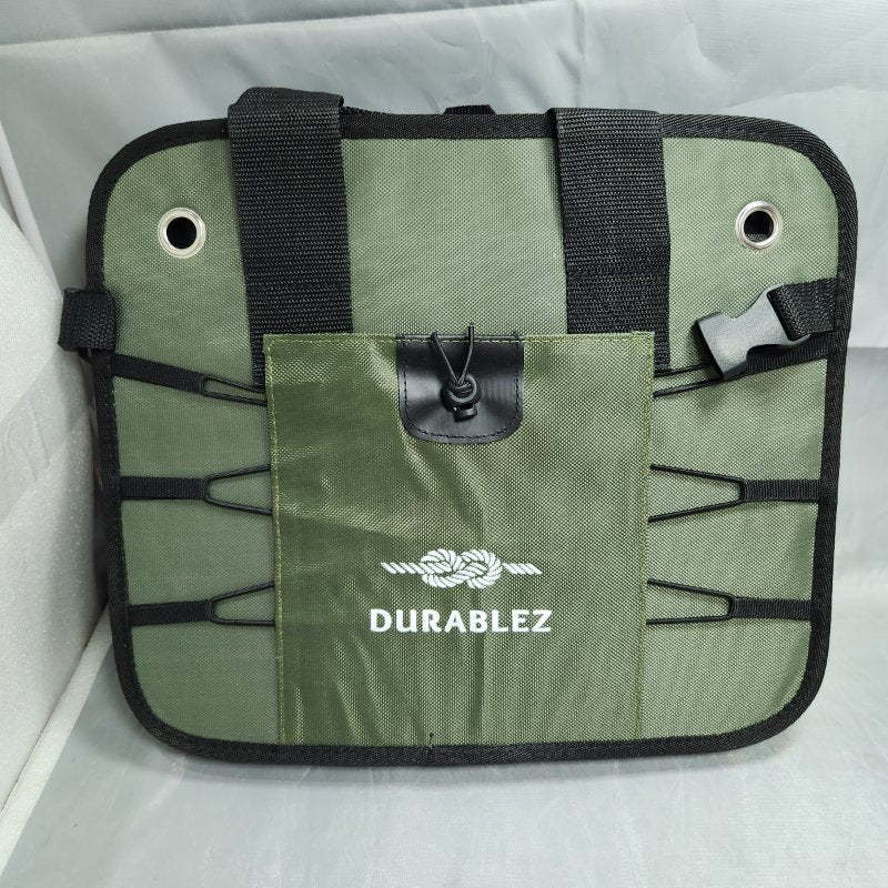 Organizador de Maletero con Malla Durable, Almohadillas Antideslizantes y Ganchos Inoxidables - Mantén tu Auto Ordenado