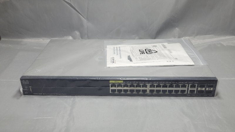 Switch 24 Puertos Cisco Series 350-28mpk9na Gris