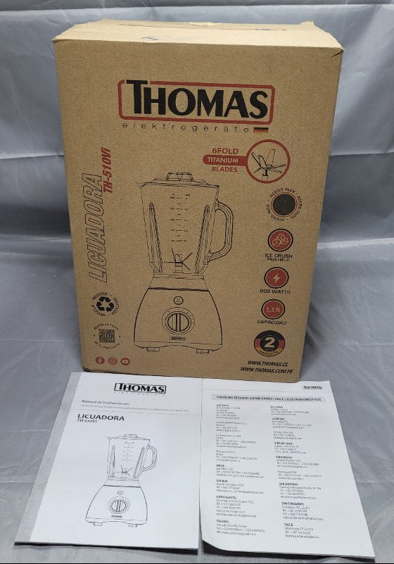 Licuadora Thomas Th510vi 6 Velocidades Gris