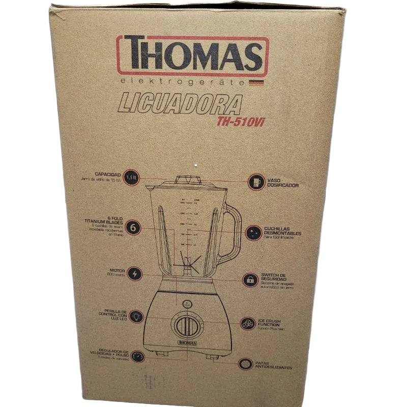 Licuadora Thomas Th510vi 6 Velocidades Gris