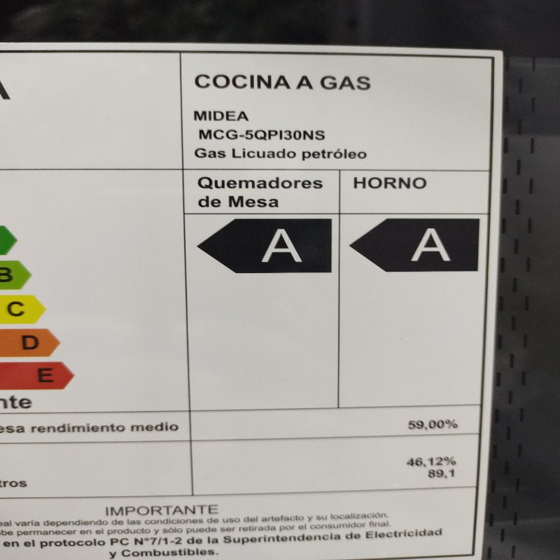 Cocina 5q Cook - 500 Midea Mcg-5qpi30ns Gris