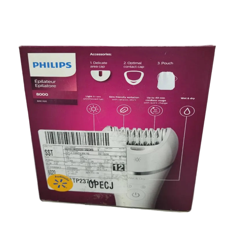 Depiladora Philips Epilator Serie 8000 Bre700