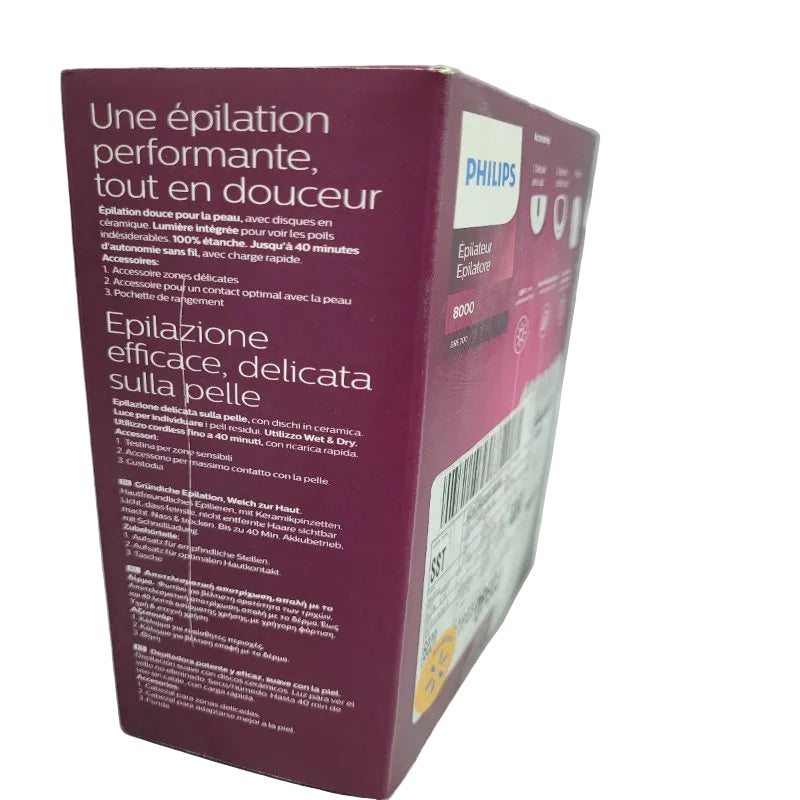 Depiladora Philips Epilator Serie 8000 Bre700