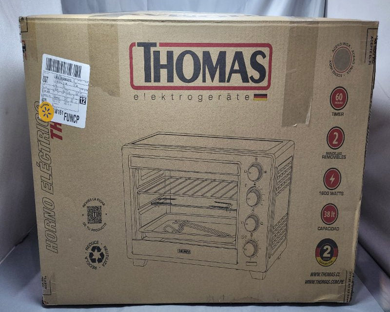 Horno Eléctrico Thomas Th-38i Inox 38 Litros