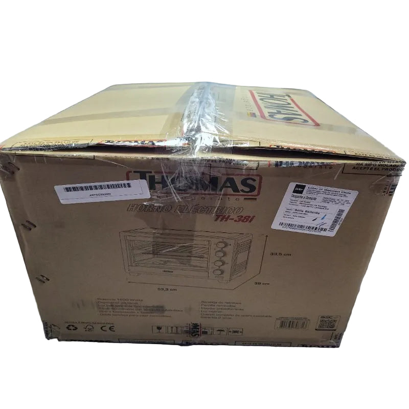 Horno Eléctrico Thomas Th-38i Inox 38 Litros