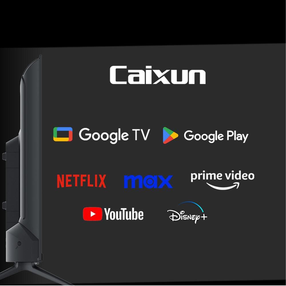 Smart Tv 4k Ultra Hd 50 Pulgadas Caixun C50vaug Negro