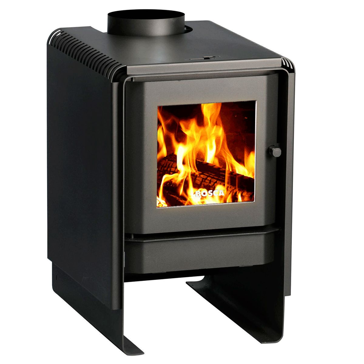 Calefactor a Leña Bosca Eco 360 Negro