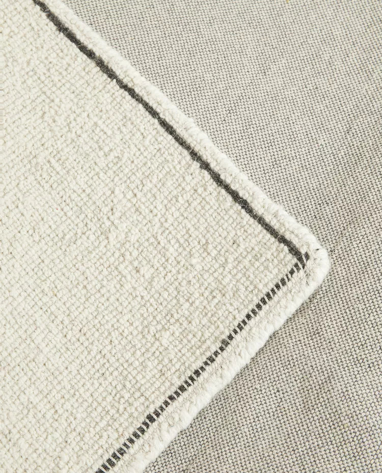 Alfombra Rectangular Zara Home Lana Boucle Blanco 200x300cm
